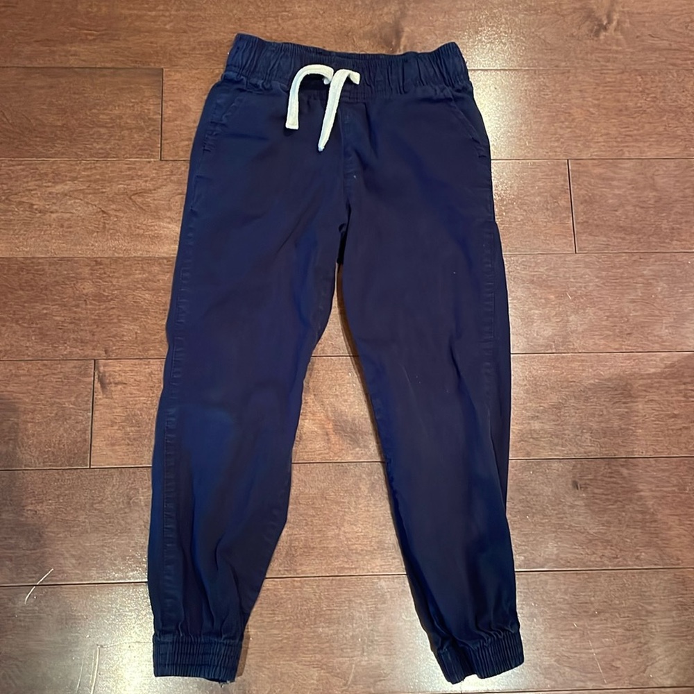 Navy slip on pants